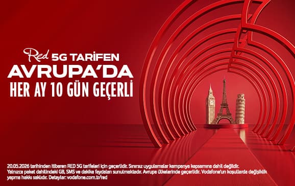 5G Red Tarifelerinizi Avrupa'da Kullanın !